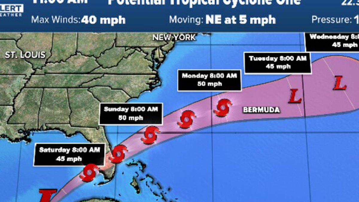 Tropical Storm Alex Headed for South Florida