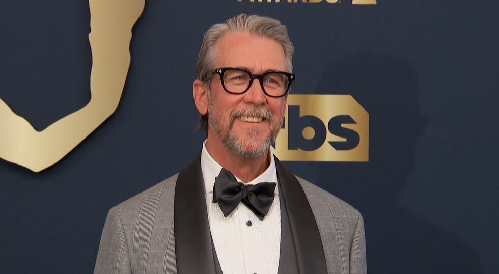 Alan Ruck was involved in a multi-car accident that sent his truck careening into a pizzeria.