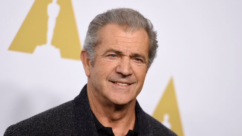 FILE - Mel Gibson arrives at the 89th Academy Awards Nominees Luncheon in Beverly Hills,...