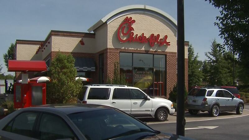 A Chick-fil-A is seen in this file photo. One Chick-fil-A location generated controversy with...