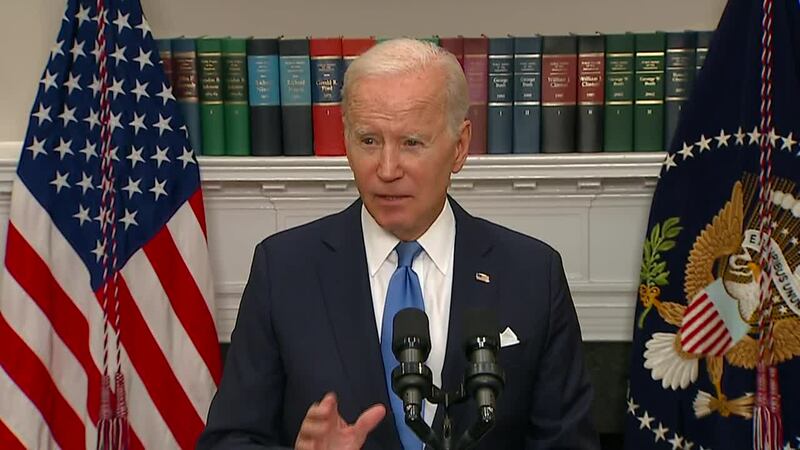 FILE - The president has hit back at Iran over the government’s brutal crackdown on...